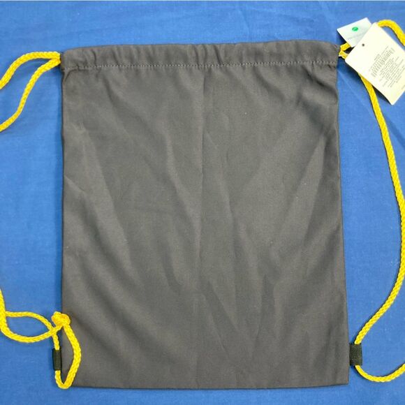 Disney The Lion King The Broadway Show Drawstring Bag Logo Yellow Black NWT - Picture 4 of 8